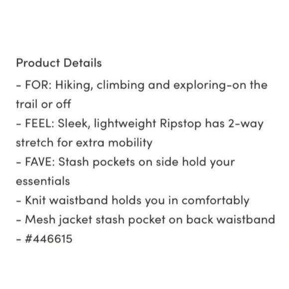 Athleta Trekkie Hybrid Crop Tight Set of 2 Leggings Size 4 - Picture 11 of 11